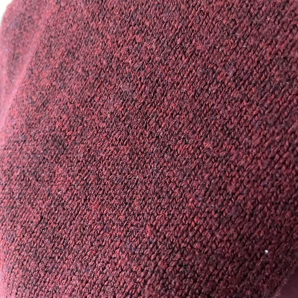 Maroon Asymmetrical Cardigan - Picture 2 of 2